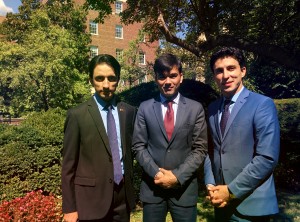 Participants of Afghan Diplomats Training pose for a photograph. 
