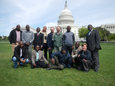 African Park Rangers and Wildlife Protection Experts visiting Washington DC