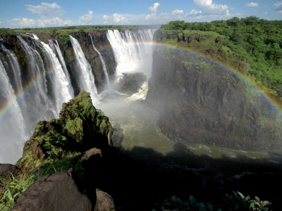 Victoria Falls - At the Zambia/Zimbabwe Border