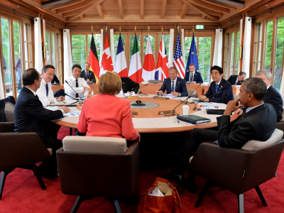 Heads of State from the G7 spent their time together discussing issues such as climate action and combatting violent extremism. Credit: https://flic.kr/p/uiGeW7