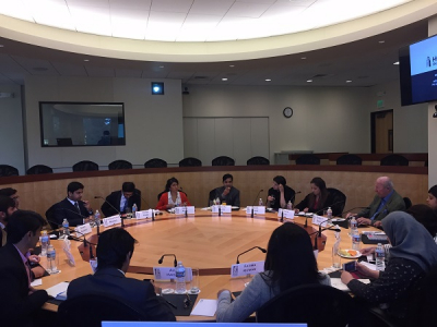 ELP Fellows at Stanford University with former Secretary of State George P. Shultz.