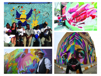 This year's Community Engagement through the Mural Arts participants are accomplished artists from around the United States.