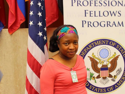 Professional Fellows for Zambia and Zimbabwe visit the U.S. State Department. – April 2014