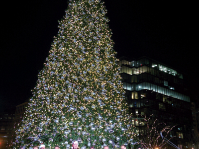 Carol service near Gallery Place in DC.