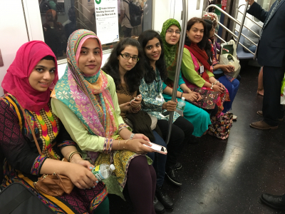 The group takes on the New York City subway system!