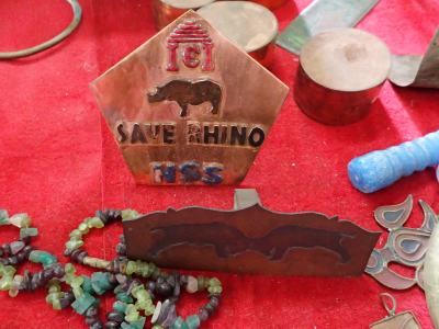 Thninking os saving wild life - Objects made by local artisans in Kaziranga National Park.