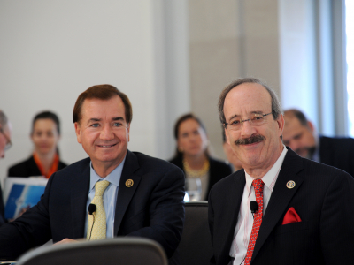 Congressmen Ed Royce (R-CA) and Eliot Engel (D-NY) join the 2015 Meridian Global Leadership Summit to speak on a bipartisan panel about U.S. leadership in foreign policy.