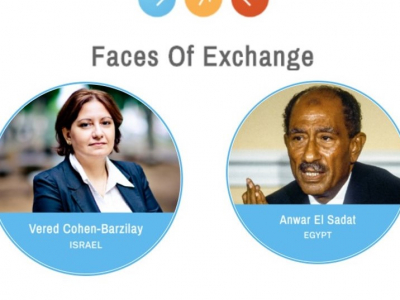 Vered Cohen Barzilay and Anwar Sadat were both named by the Bureau of Education and Cultural Affairs, U.S. Department of State as “Faces of Exchange” in a series of profiles commemorating the 80th anniversary of the IVLP.