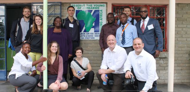 Mentors from a program that brought Zimbabwe and Zambia entrepreneurs to the U.S. in 2014 travel to Africa for a  reverse exchange.