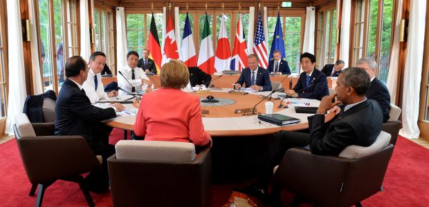 Heads of State from the G7 spent their time together discussing issues such as climate action and combatting violent extremism. Credit: https://flic.kr/p/uiGeW7