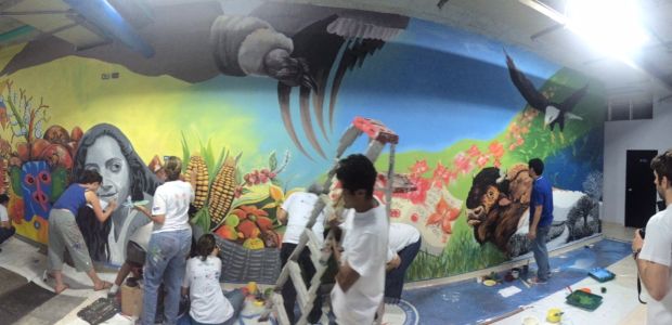 Cali, Colombia, has a vibrant mural arts movement that I'm honored to take part in.