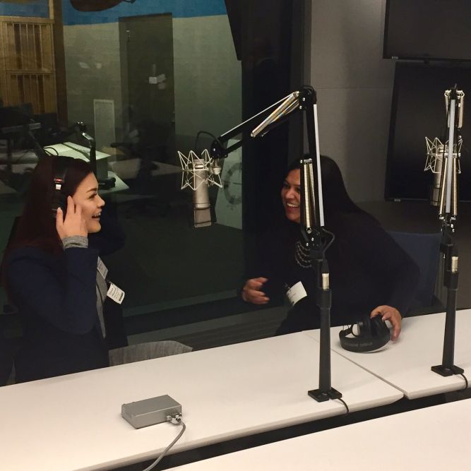Two journalists from South and Central Asia get an inside look at the NPR recording studio.