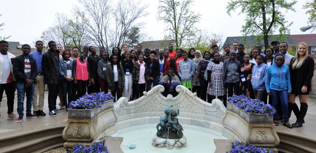 PAYLP 2018 spring cohort participants at Meridian International Center