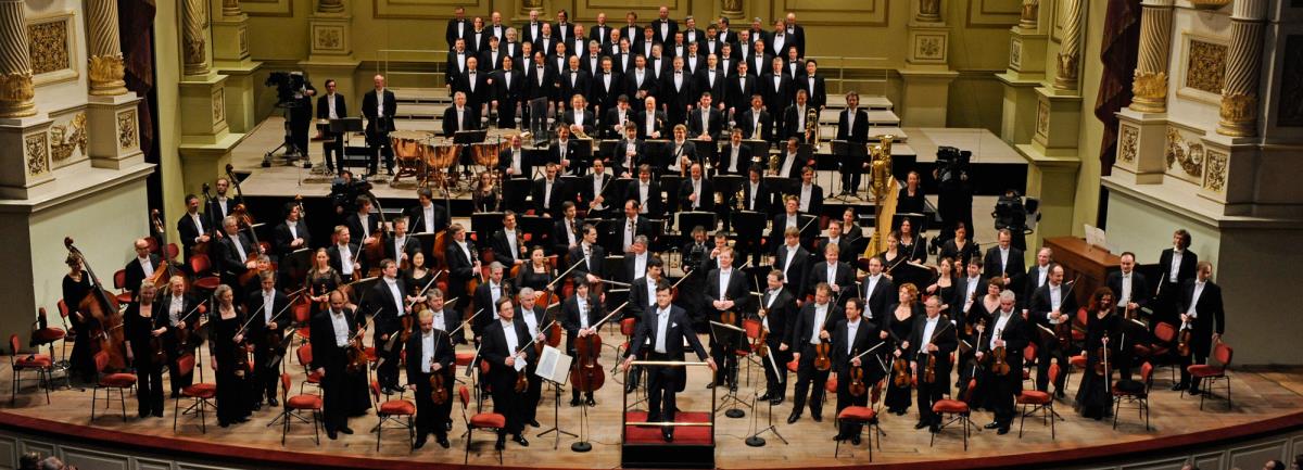 The Staatskapelle Dresden with their new principal conductor, Christian Thielemann, at the Emirates Palace in 2014/Courtesy Abu Dhabi Events. 
