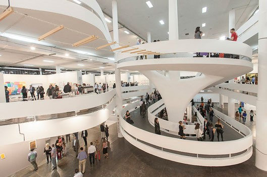 View of the pavilion during the opening/Courtesy of Vinicius Assencio e Pétala Lopes