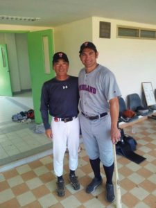 Johnny Damon, born in Kansas and raised in Florida, pictured here in his team Thailand uniform. Photo courtesy of Johnny Damon Foundation