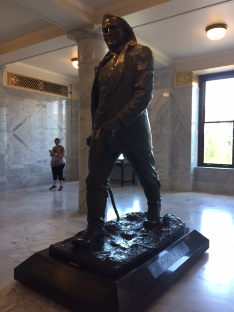 Bronze Statue of The American Moses, Brigham Young, in the Utah State Capitol Building